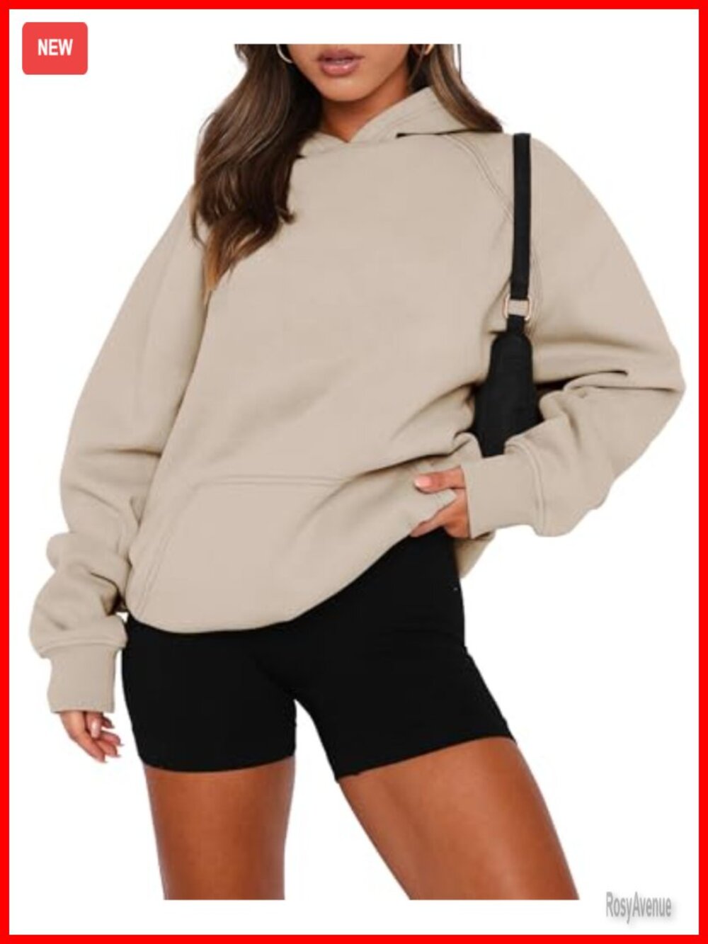 65% Polyester 35% Cotton Hoodie Kangaroo Pocket Long Sleeve Pullover Sweatshirt